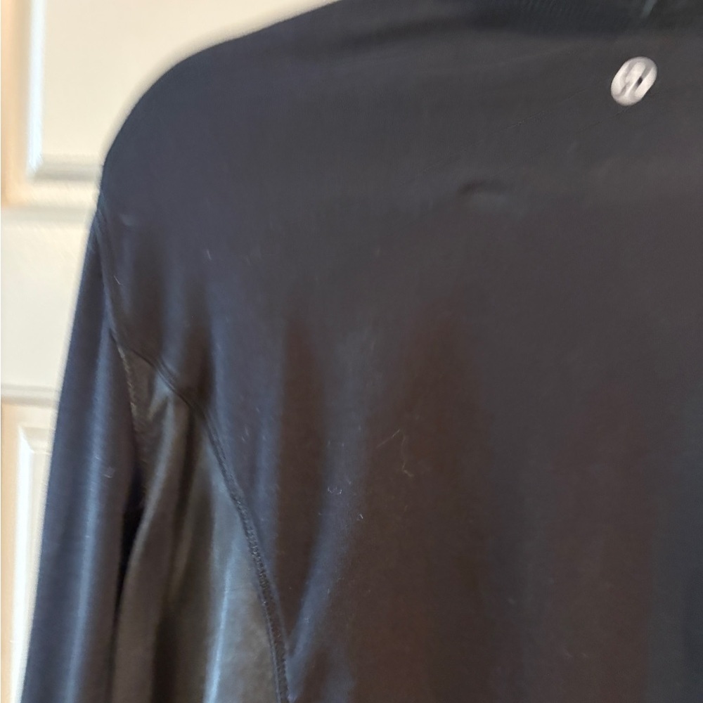 Lululemon Your Best Breath Wrap Vitasea Open Front Cardigan Gray Black - Picture 10 of 14